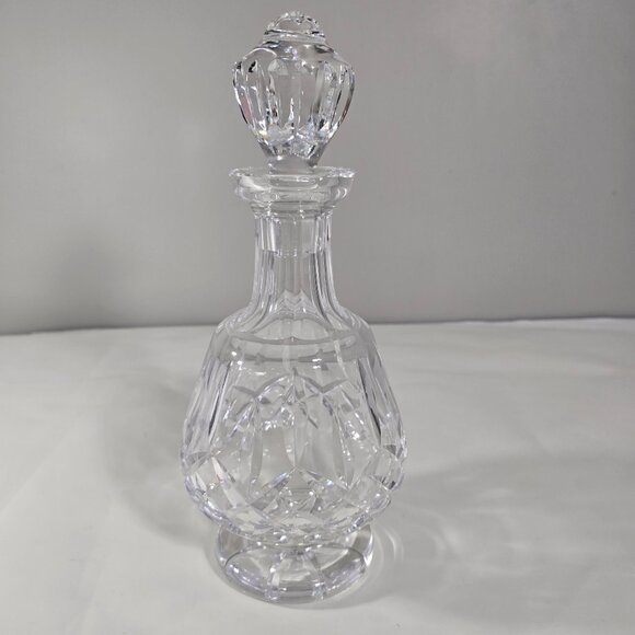 Vintage Waterford Cut Crystal Decanter Lismore Diamond Cut Pattern - Picture 4 of 14
